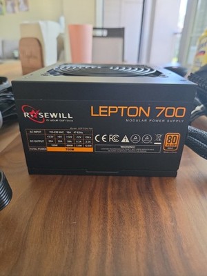 Rosewill Lepton 700W Modular Power Supply Unit (PSU) 80 Plus Gold certified