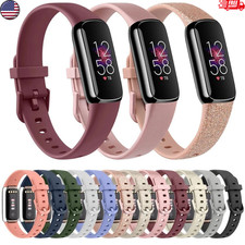 Silicone Straps For Fitbit Luxe Soft Wristband Replacement Watch Band