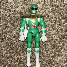 1993 Bandai Power Rangers Green Ranger Complete W/ Blaster And Gold Collar