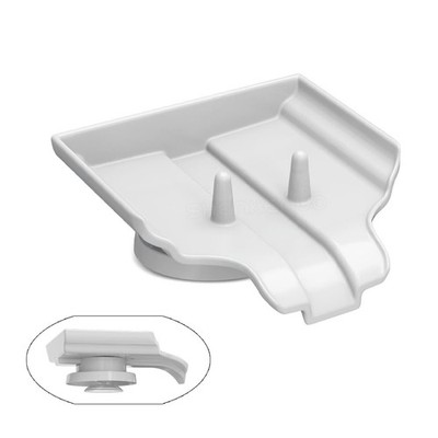1pc Soap Dish Holder for Shower Suction Cup Self Draining No-Drilling