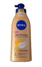 NIVEA Skin Firming Melanin Beauty Hydration Body Lotion Q10 Argan Oil 16.9oz