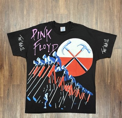 Pink Vintage Tシャツ WALL” “THE FLOYD PINK ⑤00s Floyd AOP Brockum Print Over All Large Shirt Wall The トップス