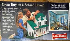 Rare 1987 LITTLE DEBBIE Doll House & Snack Shop Sealed In Original Box