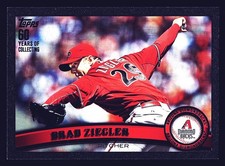 Brad Ziegler Arizona Diamondbacks 2011 Topps Update Black #US170 SN /60