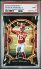 2020 PANINI SELECT DIE-CUT COPPER PRIZM #2 PATRICK MAHOMES II 185/355 PSA 9