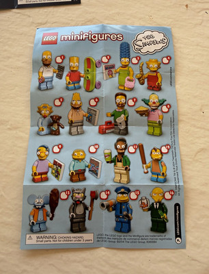 LEGO Simpsons Series 1 Complete Set of 16 Minifigures 71005