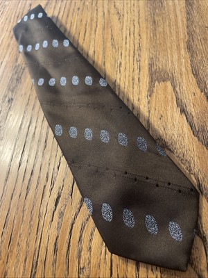 Vintage EUC 60s 70s Pierre Balmain Paris Polyester Tie Necktie Made In Italy
