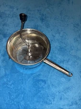 Foley Food Mill #101  Manual Ricer Masher  2 qt.  Berry Fruit Strainer