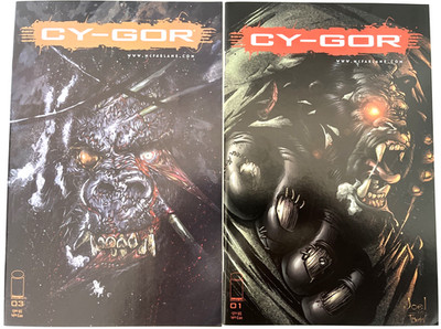 CY-GOR.  NUMBER'S 1 & 3. (2 ISSUE 1999 HIGH GRADE  LOT). IMAGE COMICS.