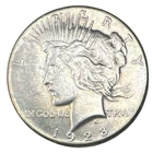 1928 P Peace Silver Dollar NA263