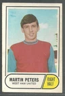 Martin Peters - WEST HAM UNITED - 1969 A&BC Football Card [Green Back]