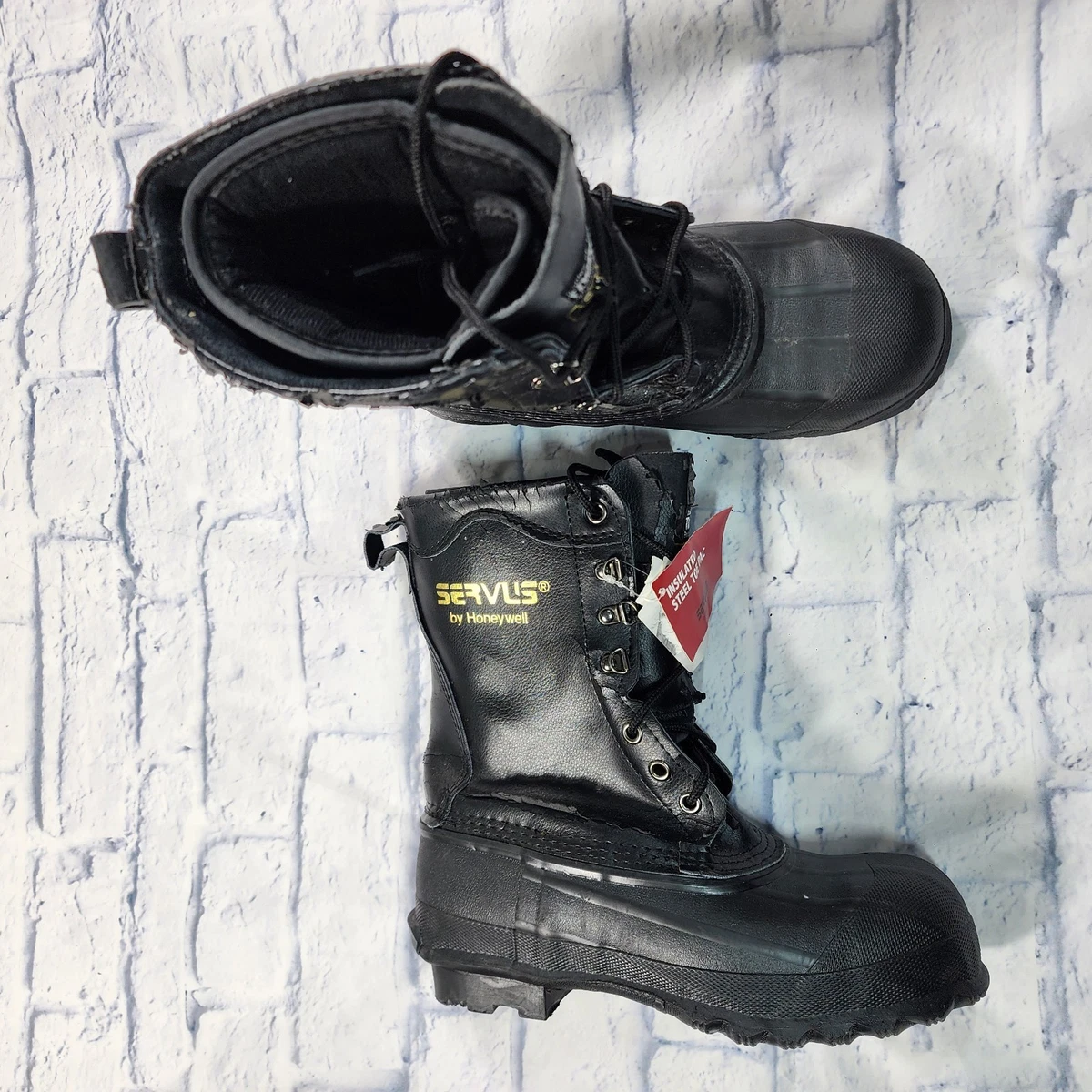 Servus Honeywell MENS 8 Black Insulated Leather Safety Work 10\