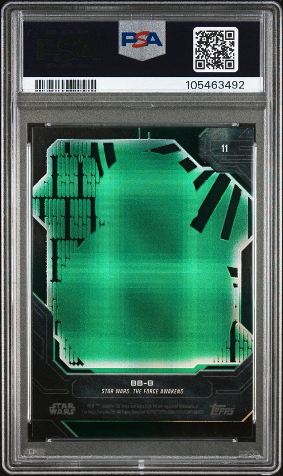 Pop 1/1 2024 TOPPS STAR WARS HIGH TEK | DEATH STAR DIFFRACTOR BB-8 | /10 PSA 10 - Image 2 of 3