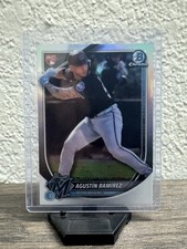 2025 Bowman Chrome Agustin Ramirez Red RC Variation Rookie #91 Marlins
