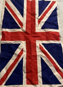 Souvenir Union Jack By Richard Douglas  Linen Great Britain Flag