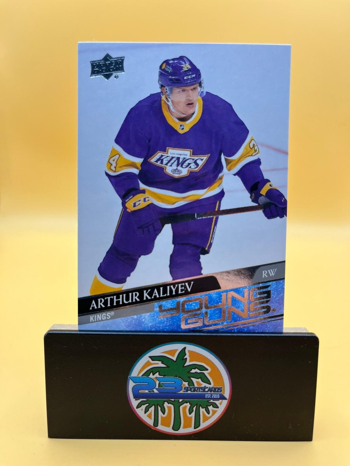 2020-21 Upper Deck #701 Arthur Kaliyev YOUNG GUNS ROOKIE KINGS