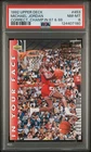 Michael Jordan 1992 Upper Deck Slam Dunk Champ Chicago Bulls Card #453 PSA 8