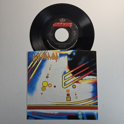 Def Leppard ''Pour Some Sugar On Me'' 45 Vg+ Tested Picture Sleeve Rare 