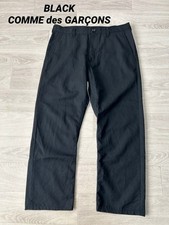 Black Comme Des Garcons Slacks Pants