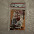 2024 Panini Orange Disco Prizm #347 Jayden Daniels Commanders RC PSA Gem MT 10