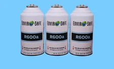 Enviro-Safe R600a Refrigerant | 3 cans w/ Inverted Piercing | 6 oz cans