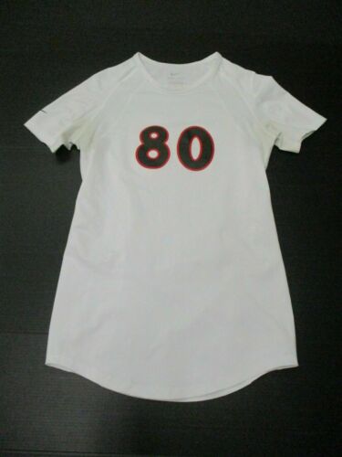 Nike Damen Größe S DRI FIT Training Volleyball weiß Longline Jersey T-Shirt - Bild 1 von 8