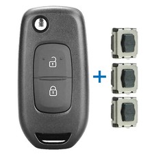 2T Klapp Schlüssel Gehäuse für Dacia Dokker Duster Lodgy Logan Sandero Jogger