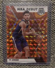 Ty Jerome 2019-20 Mosaic Orange Reactive Prizm Parallel RC Rookie NBA Debut #273