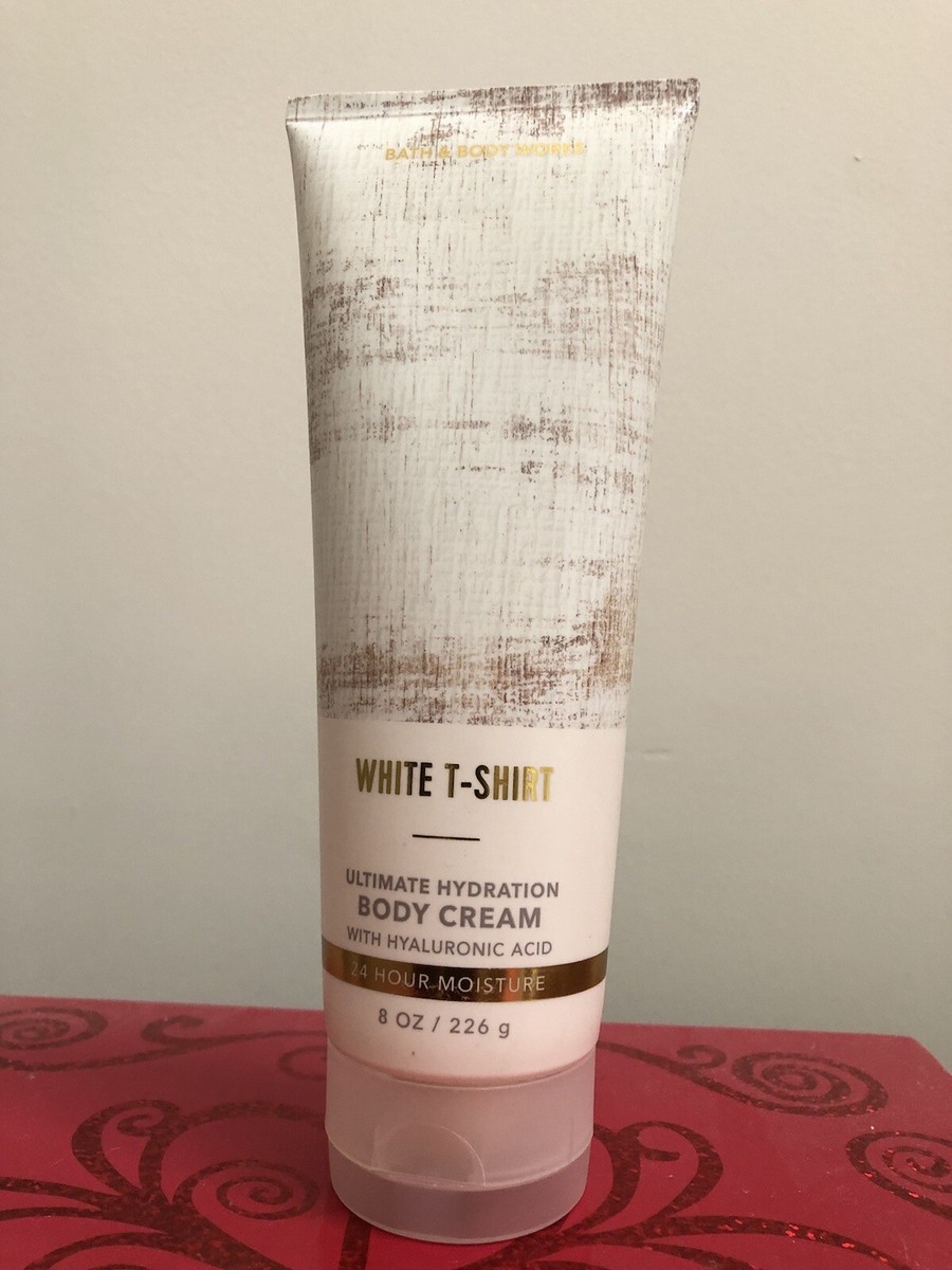 Bath & Body Works WHITE T-SHIRT Body Cream 8 oz Retired RARE