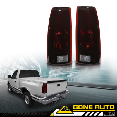 Pickup Suburban Smoke W/Bulbs Tail Lights  Fit For Chevy GMC C/K 1500 2500 3500