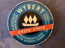 WYBERT EXTRA STARK GABA ALTE DOSE BLECHDOSE leer f&uuml;r Sportsleute,S&auml;nger,Raucher