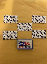 5 Double Edge Razor Blades, OK Super Stainles...