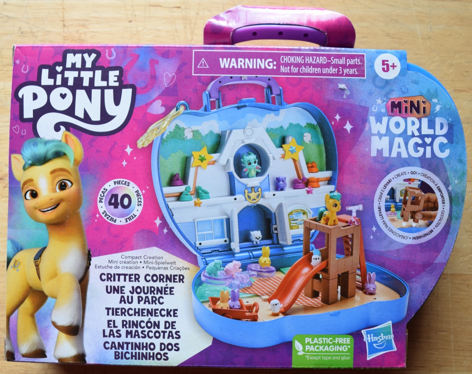 My Little Pony Mini World Magic Maretime Bay Sunny Starscout Playset Compact Thư viện Quản trị