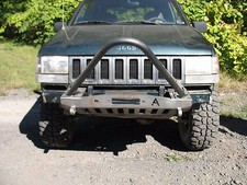 1993-98 Jeep Grand Cherokee Zj Shorty Winch Stinger Front Bumper