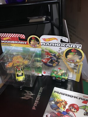 Hot Wheels Mario Kart  Bowser  Jr. Bowser Kite Plus Regular Bower Jr