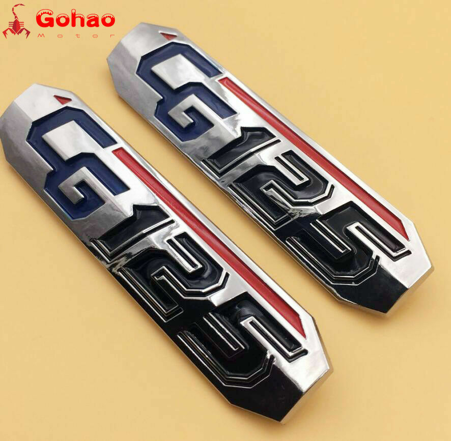 パーツ HONDA CG125 CHROME HONDA CG125 BADGE EMBLEM SIDE COVER R/L Pair OEM NEW | eBay