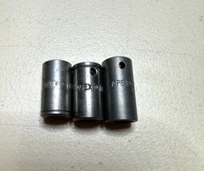 3 - APEX 5/16'' Impact Magnetic 1/4" Square Drive Sockets See The Pictures!