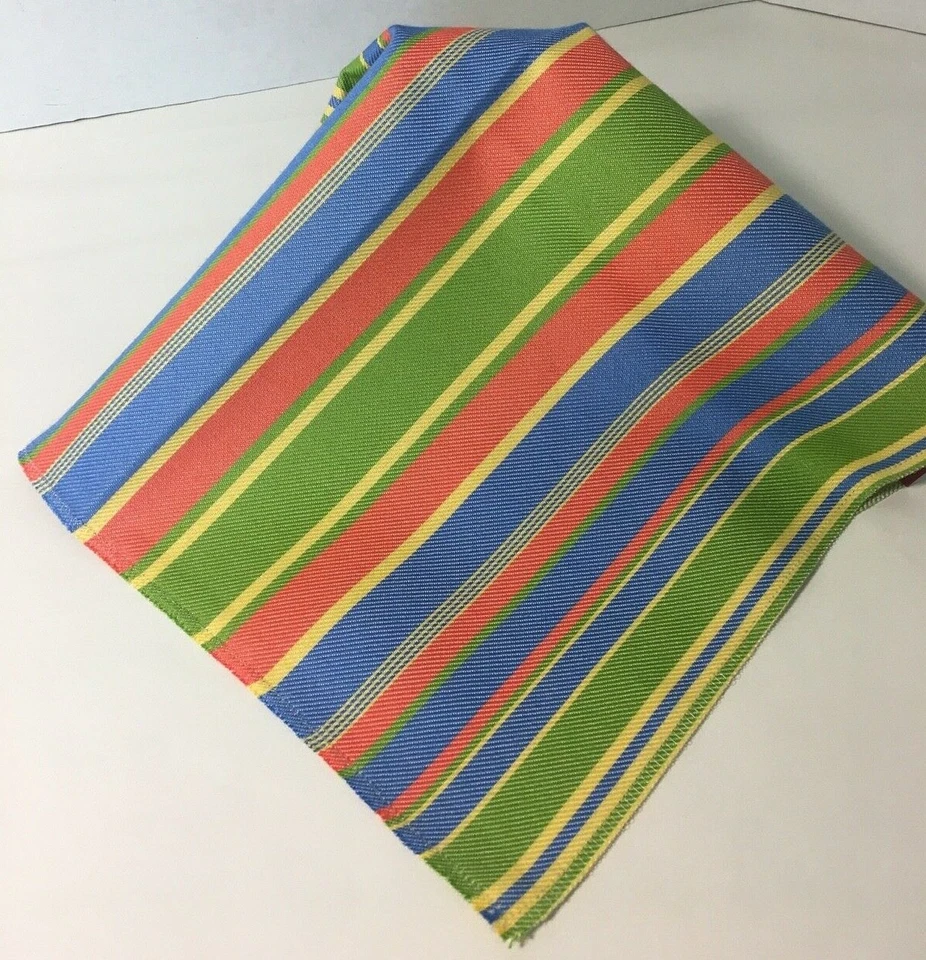 Fabric Upholstery Sample SUNBRELLA 17"x17" stripe craft/upholstery - Image 3 of 4
