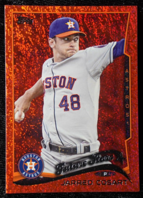 JARRED COSART 2014 Topps Red Hot Foil Parallel Insert #89 Future Stars