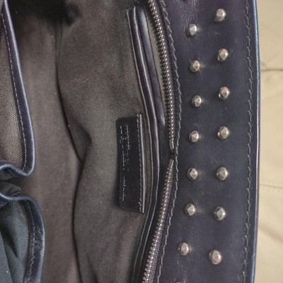 Alexander McQueen Studded Skull Mini Handbag Black Silver