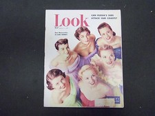 1950 APRIL 11 LOOK MAGAZINE - GREAT COVER, PHOTOS & ADS - ST 2851