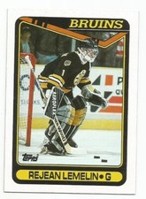 REJEAN LEMELIN 1990-91 TOPPS CARD NM-MT CONDITION