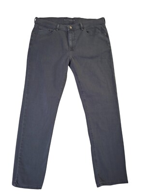 Mott & Bow Slim Jeans Men's 35x30* Gray Denim Straight Stretch