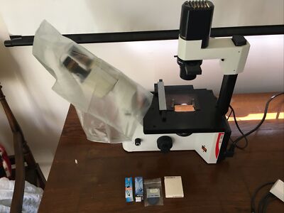 Leica DMIL 090-135.001 Inverted Phase Contrast Tissue Culture Microscope C Plan