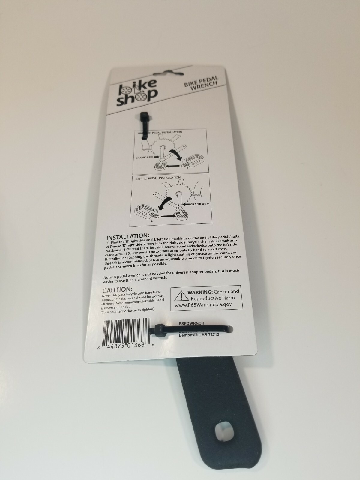 Bike Shop BICYCLE PEDAL WRENCH Long Handle
