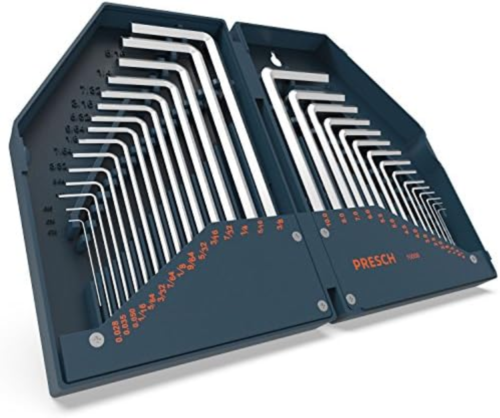 PRESCH set di 30 chiavi a brugola HX - Set compatto di chiavi a brugola metriche