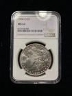 1904 O Morgan Silver Dollar $1 NGC MS62 Old Uncirculated BU Rainbow Toned