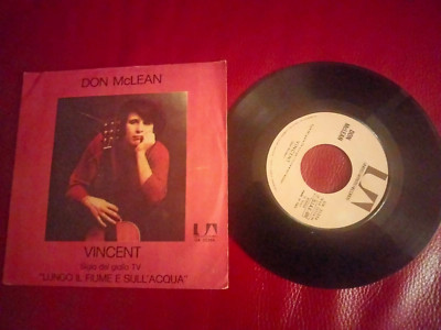 DON McLEAN - VINCENT /SEA SIDE SHUFFLE - 45Runden ITA 1973 VINYL