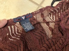 GUESS SEXY SPAGHETTI CROCHET LACE DESIGN CLUB PARTY DRESS