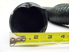 Dodge 2.5 Black Flexible Air Cleaner Intake Tube Hose Defroster Sold By Foot